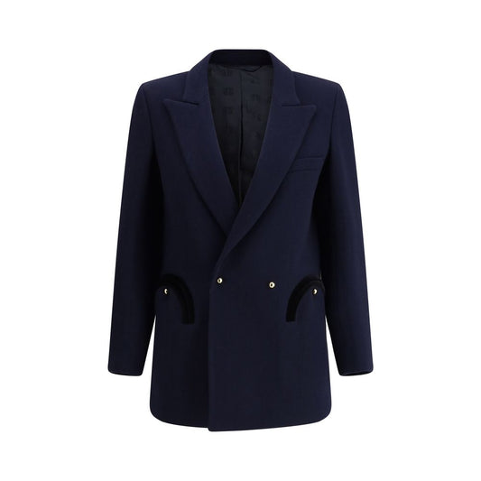 Blazé Milano Blue Wool Oves Aries Blazer