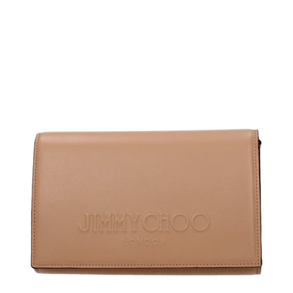 Jimmy Choo Brown Leather Clutch Bag