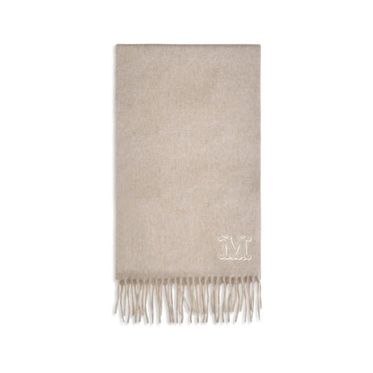 Max Mara Beige Cashmere Scarf