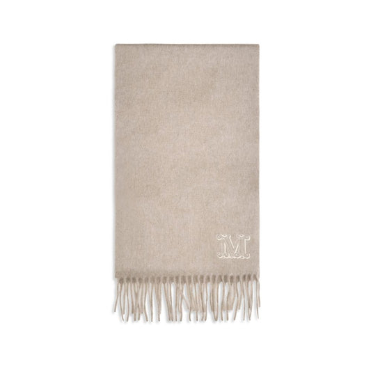 Max Mara Beige Cashmere Scarf