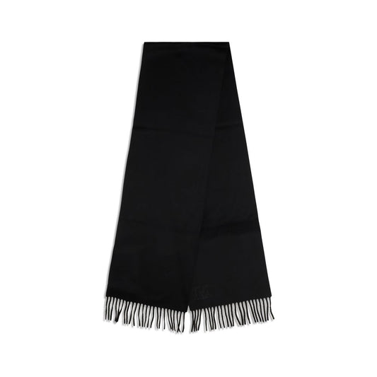 Max Mara Black Cashmere Scarf