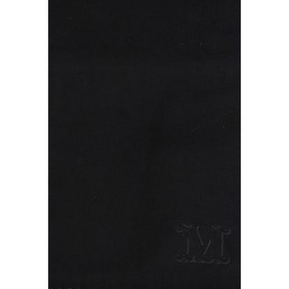 Max Mara Black Cashmere Scarf