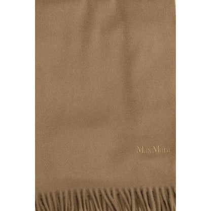 Max Mara Beige Cashmere Scarf