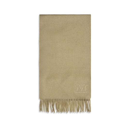 Max Mara Beige Cashmere Scarf