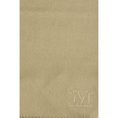 Max Mara Beige Cashmere Scarf