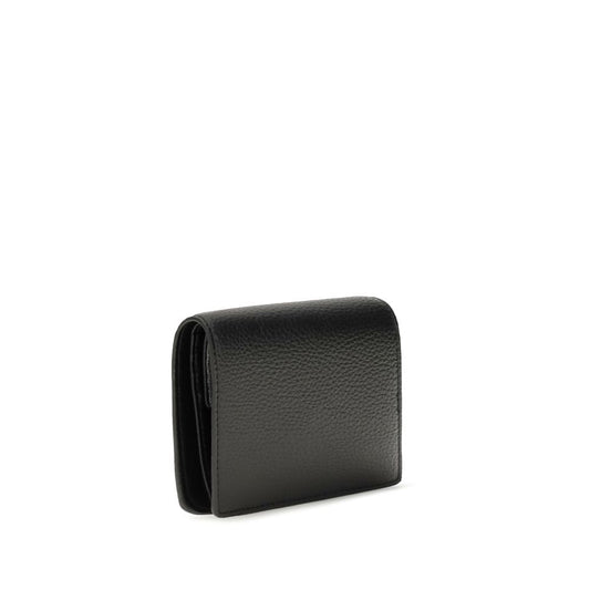 Vivienne Westwood Black Calf Leather Bos Taurus Wallet
