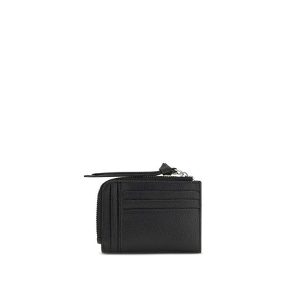 Vivienne Westwood Black Calf Leather Bos Taurus Wallet