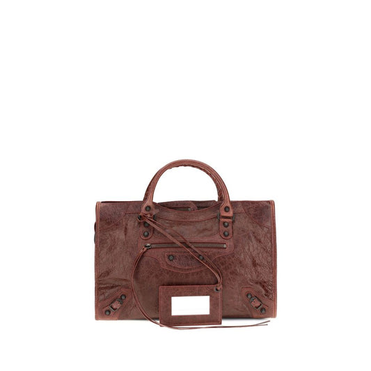 Balenciaga Bordeaux Lamb Ovis Aries Aries Handbag