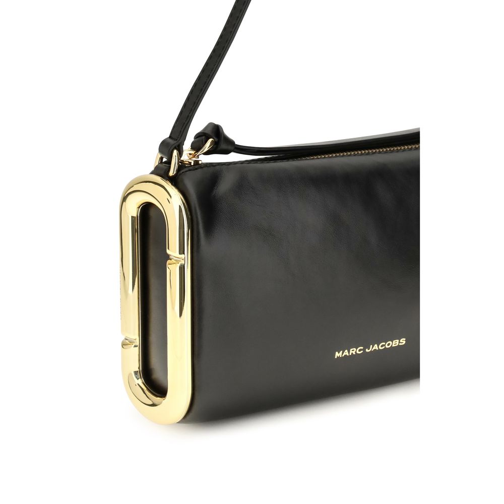 Marc Jacobs Black Calf Leather Bos Taurus Shoulder Bag