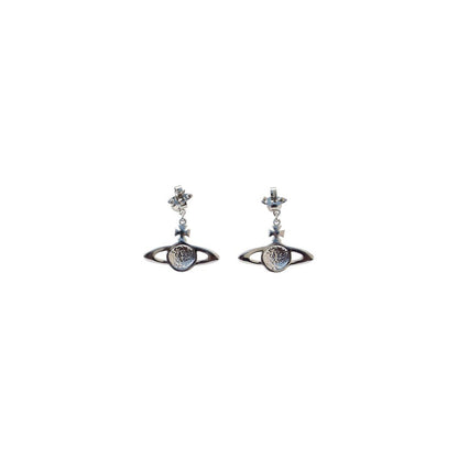 Vivienne Westwood Silver Brass Earrings