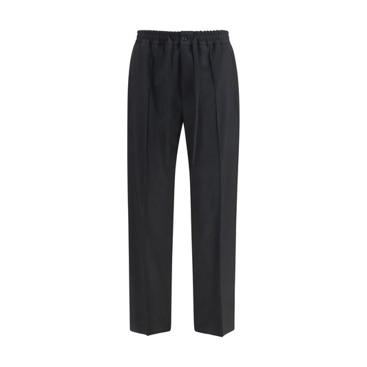 Valentino Garavani Black Cotton Chino Pants
