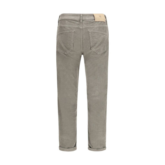 PT Torino Gray Cotton Casual Pants
