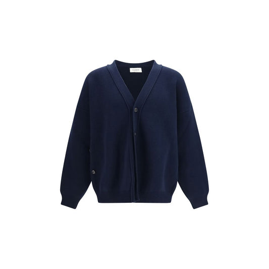 Laneus Blue Wool Oves Aries Cardigan