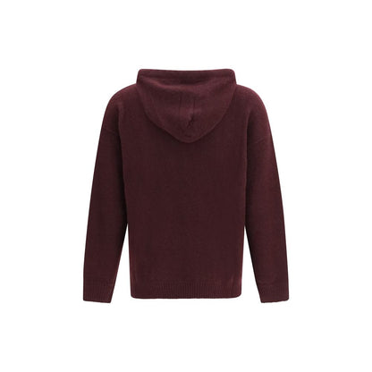 Laneus Bordeaux Cashmere Hoodie