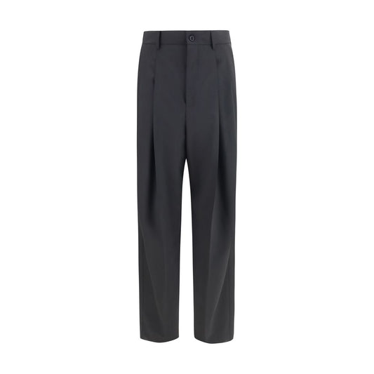 Dolce & Gabbana Black Wool Oves Aries Dress Pants