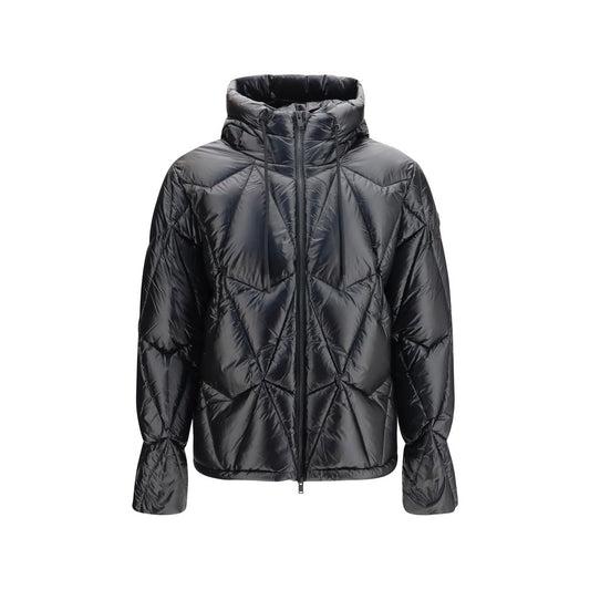 Moose Knuckles Black Nylon Shell Jacket
