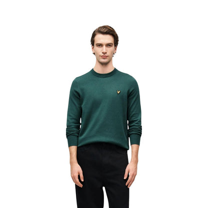 Lyle & Scott Green Cotton Sweater