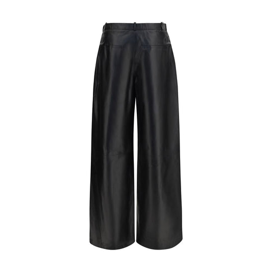 Arma Black Leather Pants