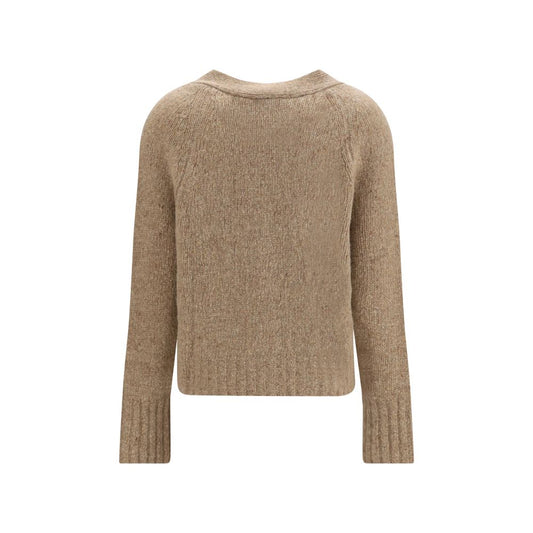 Allude Beige Cashmere Cardigan