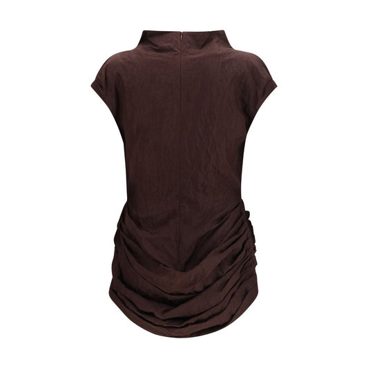Magda Butrym Brown Cotton Casual Dress