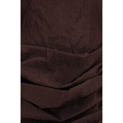 Magda Butrym Brown Cotton Casual Dress