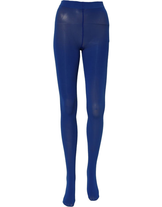 Dolce & Gabbana Blue Nylon Tights Stocking Pantyhose Socks