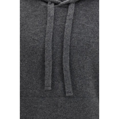 Laneus Gray Cashmere Hoodie