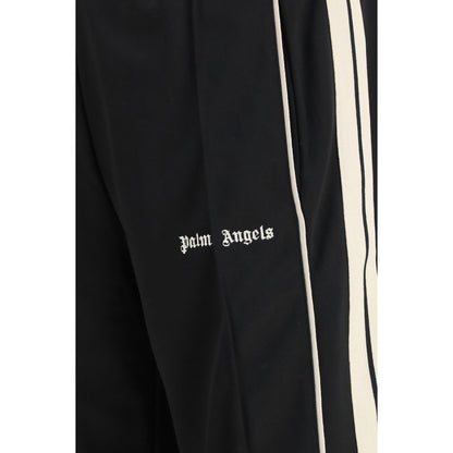 Palm Angels Black Polyester Joggers (Workout Pants)