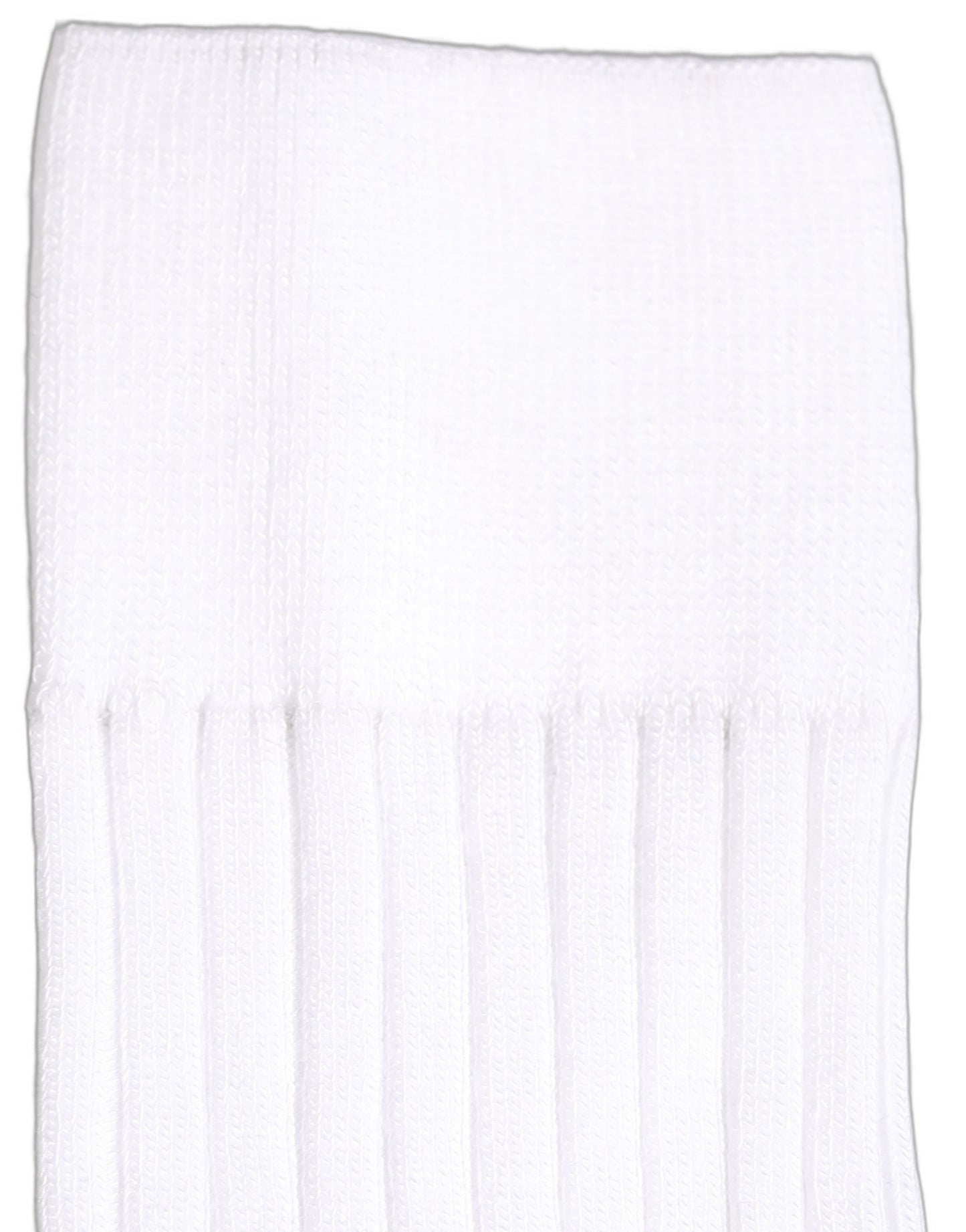Dolce & Gabbana White Cotton Ribbed Logo Over The Calf Women Socks