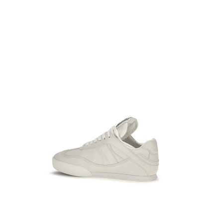 Chloé White Calf Leather Bos Taurus Athletic Sneakers