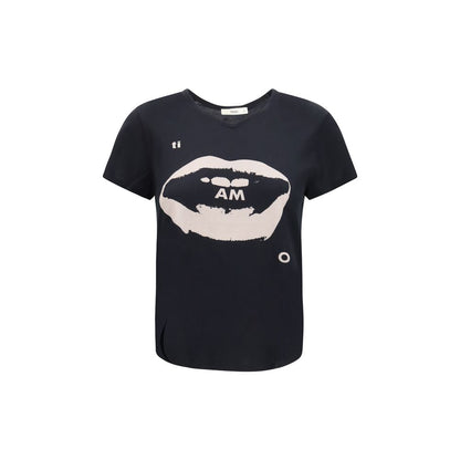 Fendi Black Cotton T-Shirt