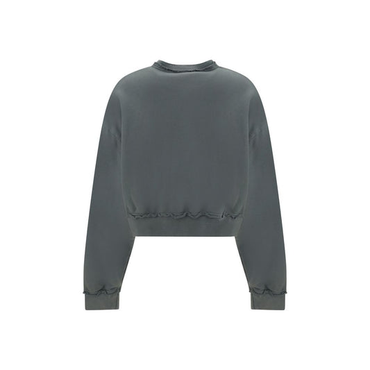Miu Miu Gray Cotton Sweatshirt