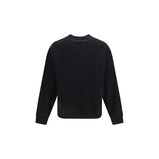 Palm Angels Black Cotton Sweatshirt