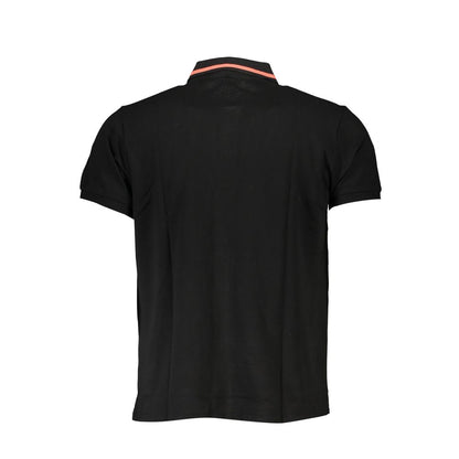 Cavalli Class Black Cotton Men's Polo Shirt
