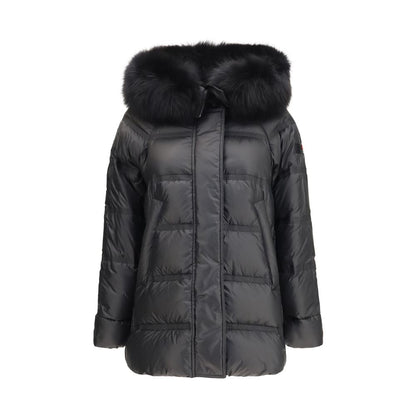 Peuterey Black Polyester Full-Length Jacket