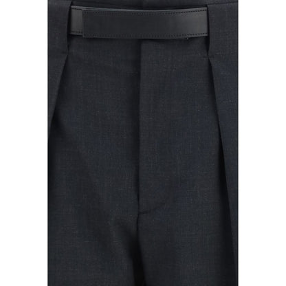 Darkpark Gray Polyester Dress Pants