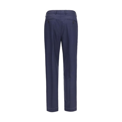 Brunello Cucinelli Blue Wool Oves Aries Dress Pants