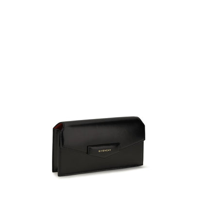 Givenchy Black Calf Leather Bos Taurus Clutch Bag