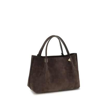 Valentino Garavani Brown Calf Leather Bos Taurus Handbag