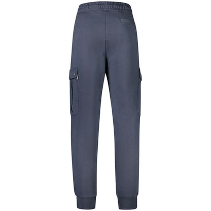 Hugo Boss Blue Cotton Men's Trouser