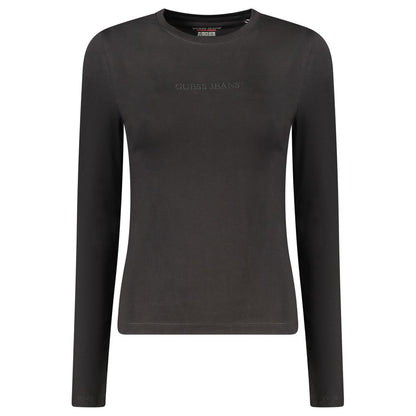Guess Jeans Black Cotton Women's T-Shirt