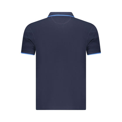 La Martina Blue Cotton Men's Polo Shirt