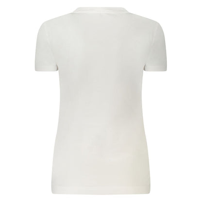Guess Jeans White Cotton T-Shirt