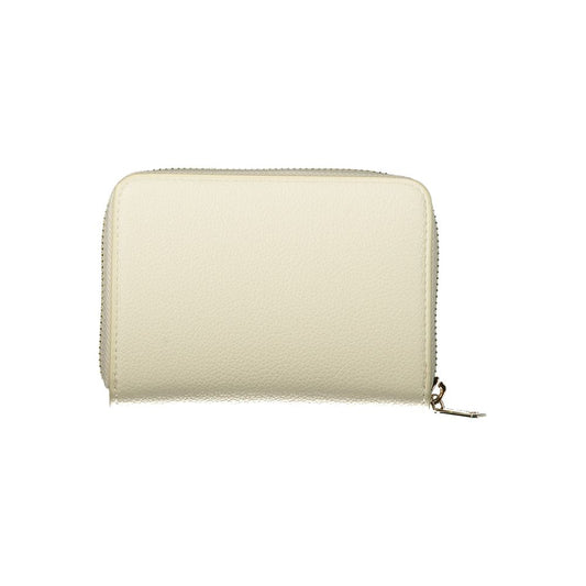 Mario Valentino Beige Polyurethane Women's Wallet