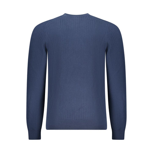 Hugo Boss Blue Cotton Men's Sweater