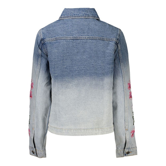 Desigual Blue Cotton Women's Jacket