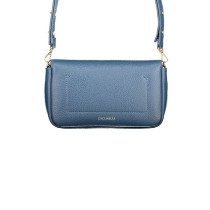 Coccinelle Blue Leather Handbag