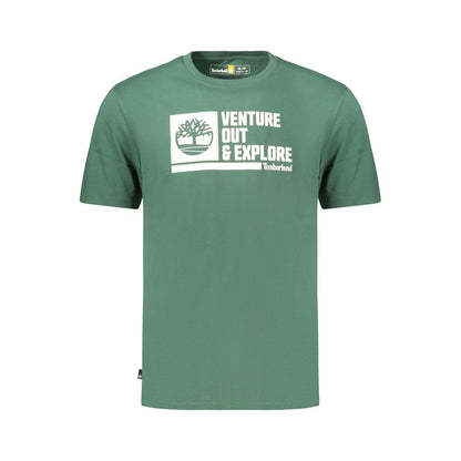 Timberland Green Cotton T-Shirt