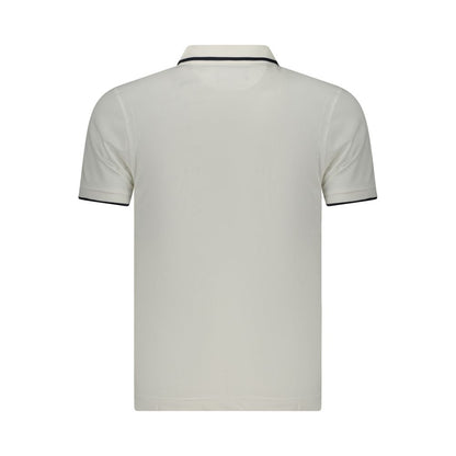 La Martina White Cotton Polo Shirt