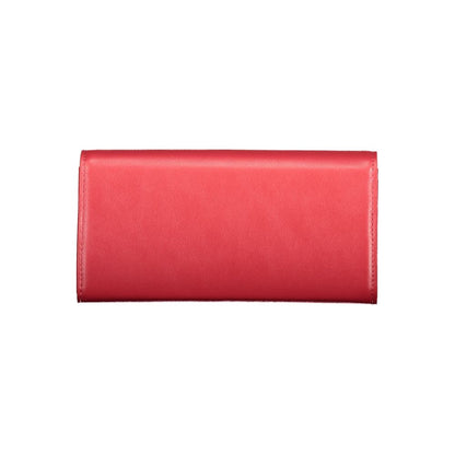 Mario Valentino Red Polyethylene Wallet
